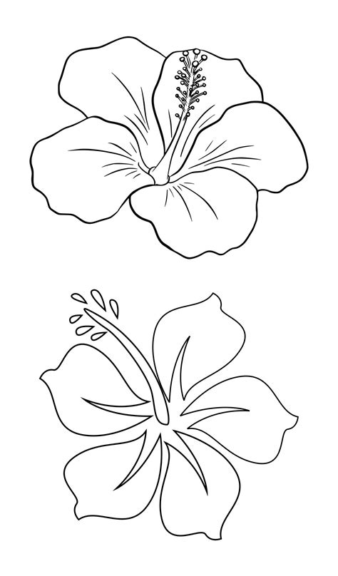 Large Flower Stencils Printable